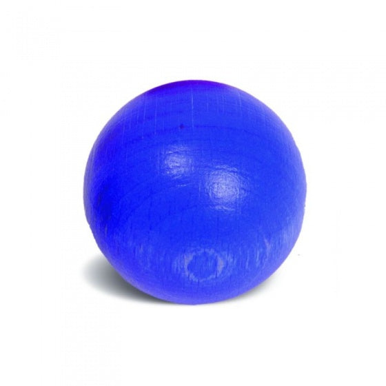 blauwe knikker 3 cm hout
