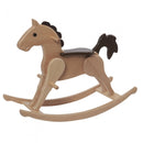 hobbelpaard hout 83 cm bruin