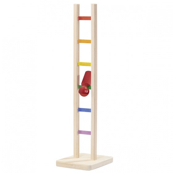 klimmer met kleurrijke ladder 42 cm multicolor