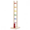 klimmer met kleurrijke ladder 42 cm multicolor
