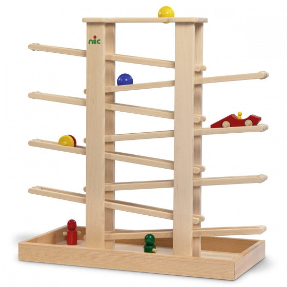 knikkerbaan hout 67 x 65 x 15 cm