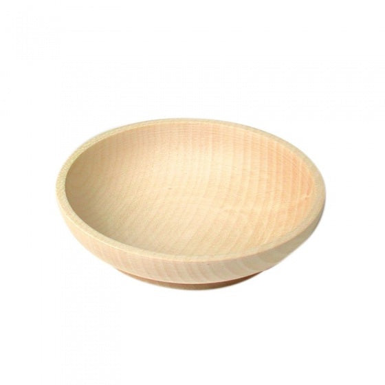 ronde schaal 10 cm blank hout
