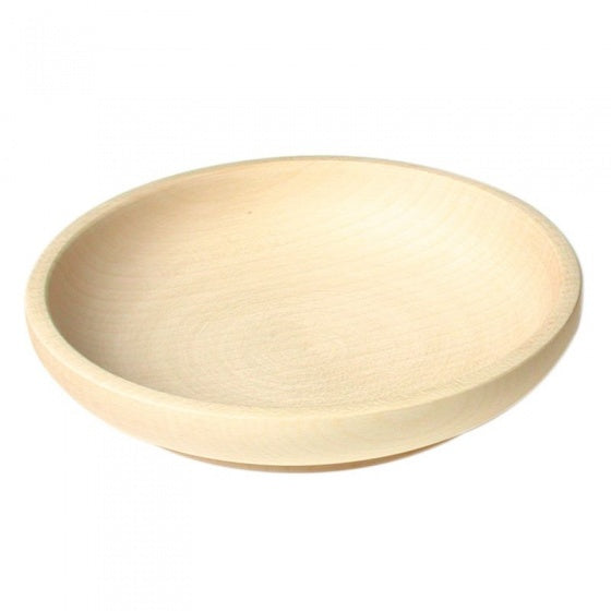 ronde schaal 14 cm blank hout