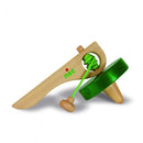 super-tol 9 cm groen hout