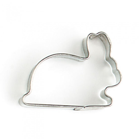 uitsteekvorm konijn 4 x 3 x 1 cm blank staal