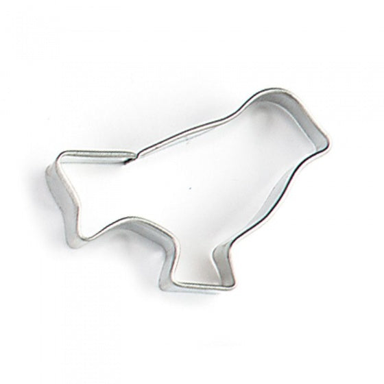 uitsteekvorm vogel 5 x 4 x 1 cm blank staal