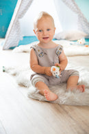 bijtring Dragon Dragilu 12 x 6 x 6 cm pluche beige