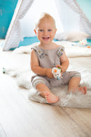 bijtring Dragon Dragilu 12 x 6 x 6 cm pluche beige