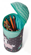 etui Lama Baby junior 38 cm polyester turquoise