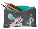 etui Lama Baby junior 20,5 cm polyester zwart