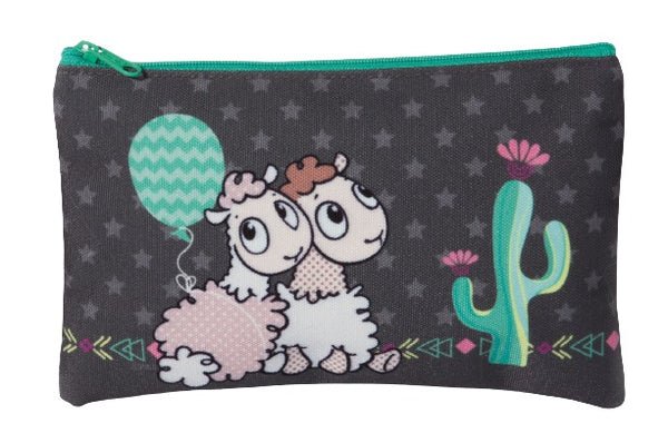 etui Lama Baby junior 20,5 cm polyester zwart