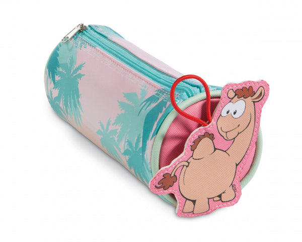 etui Wild Friends junior 20 x 8 cm polyester blauw/roze