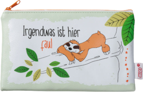 etui Hang Gang junior 20 x 13 cm polyester groen/wit