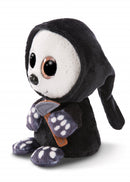 griezelknuffel Glubschis Sanito junior 15 cm zwart/wit