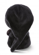 griezelknuffel Glubschis Sanito junior 15 cm zwart/wit