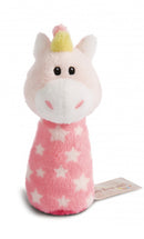 grijper Unicorn 14 x 4,7 cm pluche roze