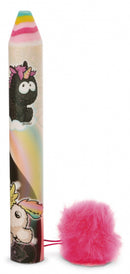 gumpotlood Unicorn Rainbow junior 13 cm rubber zwart