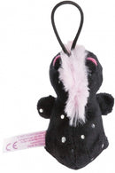 knuffelhanger Aanmoediging junior 8 cm polyester zwart