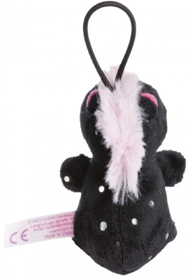 knuffelhanger Aanmoediging junior 8 cm polyester zwart