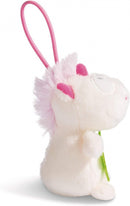 knuffelhanger Eenhoorn Geluk junior 8 cm polyester wit