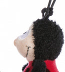 knuffelhanger Beste Mama junior 9,5 cm polyester rood