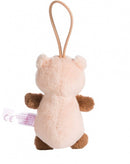 knuffelhanger Varken Rit junior 9,5 cm polyester roze