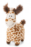 knuffel Giraffe Gina junior 30 cm pluche bruin/beige