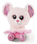knuffel Glubschis muis junior 25 cm pluche roze