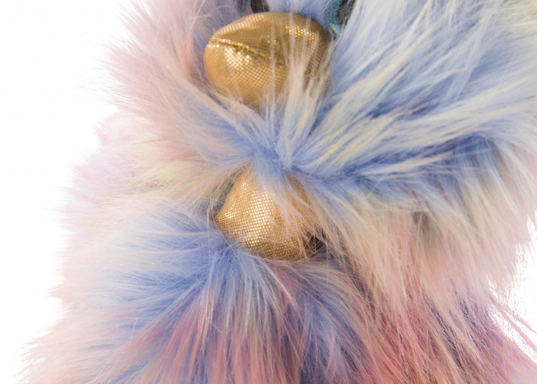 knuffel Glubschis struisvogel junior 15 cm pluche goud
