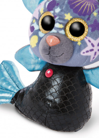 Nici Glubschis Pluchen Knuffel Vleermuis Zeemeermin Laguna-Lu, 15cm