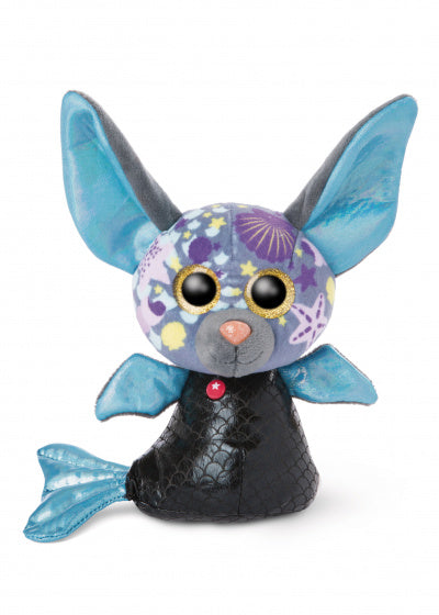 Nici Glubschis Pluchen Knuffel Vleermuis Zeemeermin Laguna-Lu, 15cm