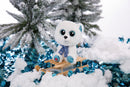 Nici Glubschis Pluchen Knuffel Winter Ijsbeer Benjie, 15cm