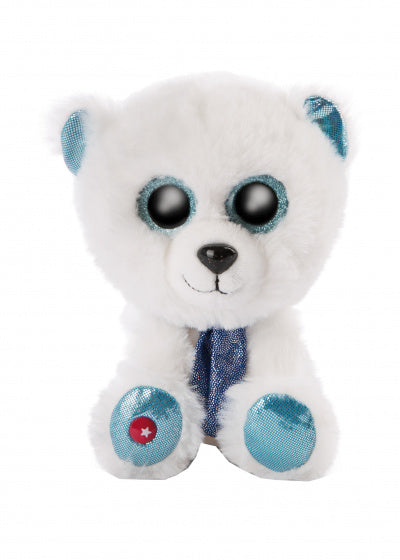 Nici Glubschis Pluchen Knuffel Winter Ijsbeer Benjie, 15cm