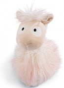 knuffel Lama Baby junior 21,5 cm polyester roze