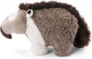 knuffel miereneter Anita junior 20 cm pluche wit/bruin