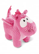 knuffel Ruby de la Rosa junior 13 cm pluche/polyester roze