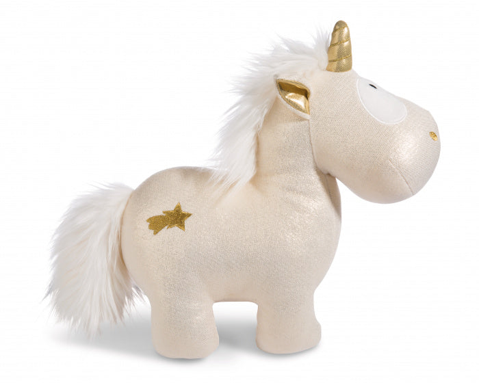 knuffel Shooting Star junior 32,5 cm polyester goud