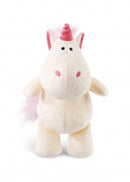 knuffel Theodor junior 25 cm pluche/polyester roze/wit