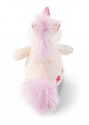 knuffel Theodor junior 25 cm pluche/polyester roze/wit