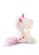 knuffel Theodor junior 25 cm pluche/polyester roze/wit