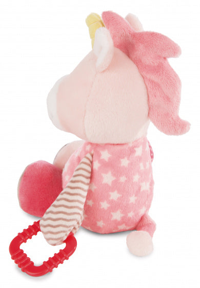 knuffeldier Unicorn Stupsi 25 x 14 x 10 cm pluche/polyester