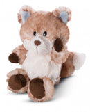 knuffel vos Nordin junior 25 cm pluche bruin/wit