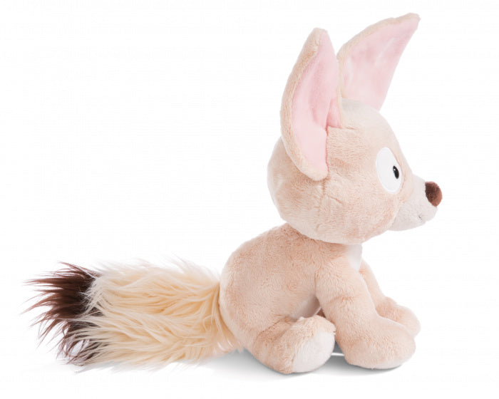 knuffeldier Fehmi junior 50 cm pluche beige/roze