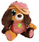 knuffeldier hond Woofl 22 cm pluche bruin
