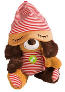 knuffeldier hond Woofl 22 cm pluche bruin