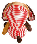 knuffeldier hond Woofl 22 cm pluche bruin