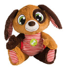 knuffeldier hond Woofl 22 cm pluche bruin