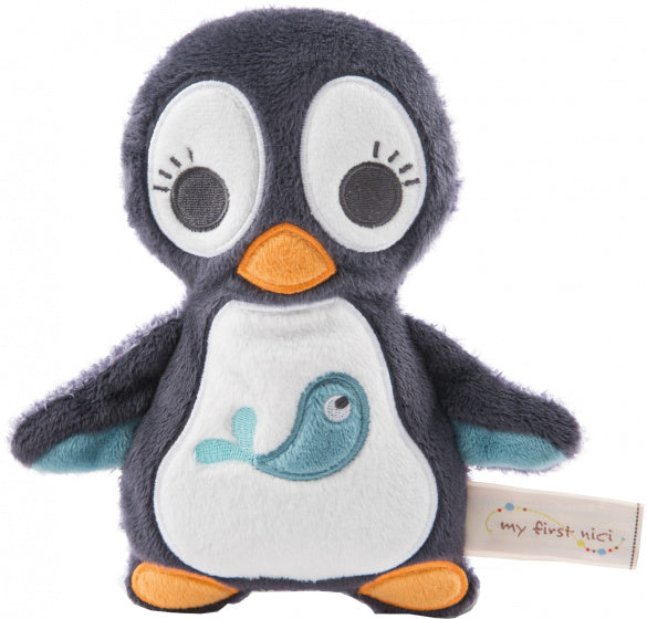 knuffeldier pinguïn 2D Watschili 18 cm pluche zwart/wit