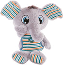 knuffeldier Polino junior 38 cm pluche/polyester grijs