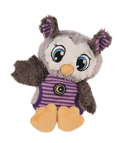 knuffeldier uil Olafina 22 cm pluche paars